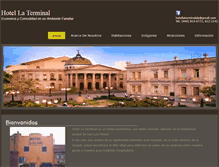 Tablet Screenshot of hotellaterminal.com